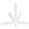 Ekena Millwork Alberta Architectural Grade PVC Gable Bracket, 96"W x 52"H x 2"D x 6"F, 13/12 Pitch GBP096X52X0206ALB00 - alternate 1